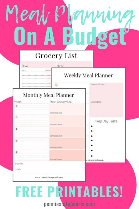 In this meal planning worksheet, learners record daily food choice on a chart that includes breakfast, lunch, dinner and snacks. FREE Printable - Meal Planning on a Budget Toolkit