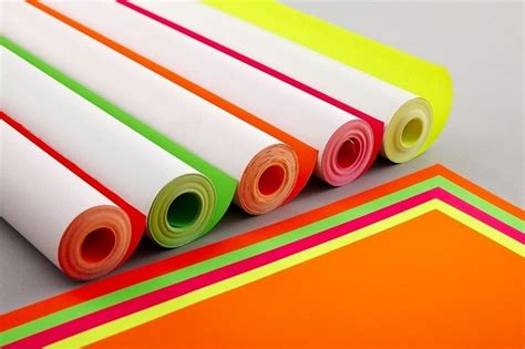 Buy Dayglo Neon Paper Card Fluorescent Paper Rolls Fluorescent