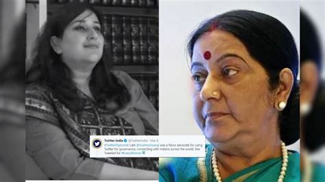 twitter india shares heartwarming video of sushma swaraj s daughter remembering her mother