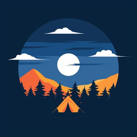 Camping Graphic Illustration 7140290 Vector Art At Vecteezy