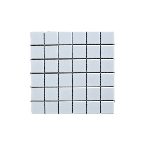 White Square 2x2 Porcelain Mosaic Tile Matte Jbtpm8 Home Decor Az