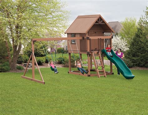 Houseswingset Play Houses Swing Set Swing Set Diy