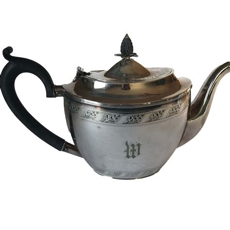 Silver Plate Teapot Etsy