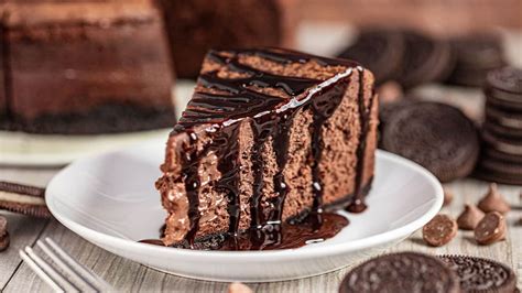 Chocolate Cheesecake With Oreo Crust