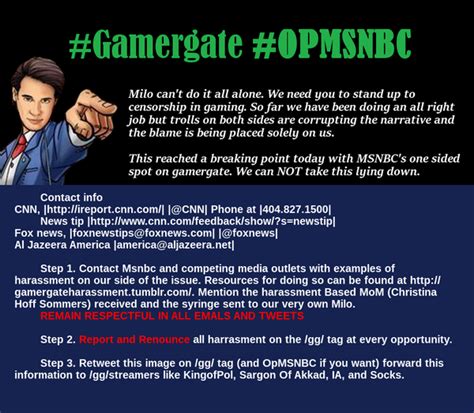 Opmsnbc Gamergate Know Your Meme