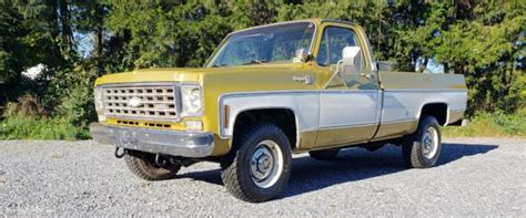 1976 Chevrolet 34 Ton 4x4 1 Owner For Sale Chevrolet Ck