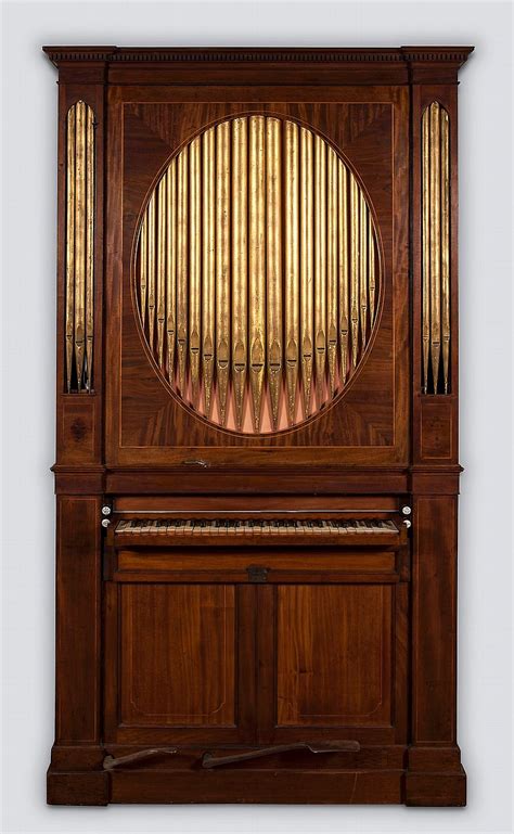 A Chamber Organ London Circa 1790 The Case Veneered With