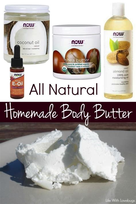 All Natural Homemade Body Butter Life With Lovebugs