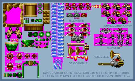 Mobile Sonic The Hedgehog 2 Hidden Palace Zone Objects The
