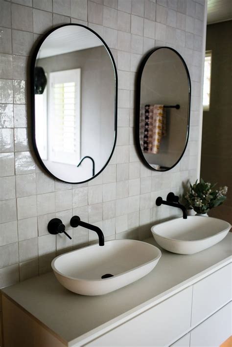 Tmgy modern vanity mirror for living room bathroom bedroom,black oval mirror wall mounted 27.5''x19.6'',large black mirrors for wall decor ornate mirror,big metal frame wall mirror antique mirror. Bathroom Mirror - Bjorn Mirror