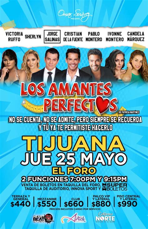 Los Amantes Perfectos En Tijuana 2023 Tijuana Eventos Comedia Teatro