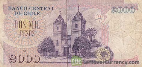 2000 Chilean Pesos Banknote Type 1997 2003 Exchange Yours For Cash