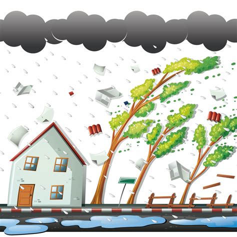 Download Rain Tree Art Wind Storm Free Frame Hq Png Image Freepngimg