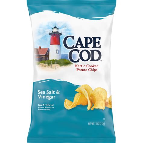 Cape Cod Potato Chips Sea Salt And Vinegar Kettle Chips 75 Oz