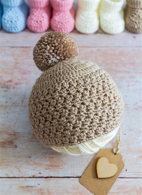 Easy Crochet Baby Hat A Free Pattern Maisie And Ruth 52 Off