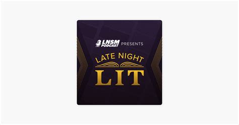 ‎late Night With Seth Meyers Podcast Late Night Lit Seth Reiss