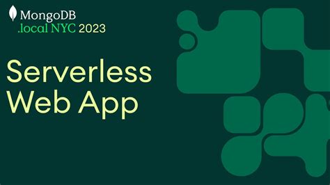 How To Build A 100 Serverless Web Application With Mongodb Atlas Youtube