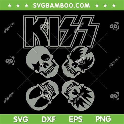 Kiss Band Svg Png