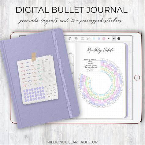 Digital Bullet Journal, Digital Undated Planner, Goodnotes Digital Bujo, Digital Planner for ...