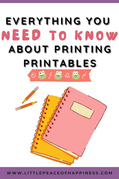 Printables 101 How To Print Your Printables Little Peace Of Happiness