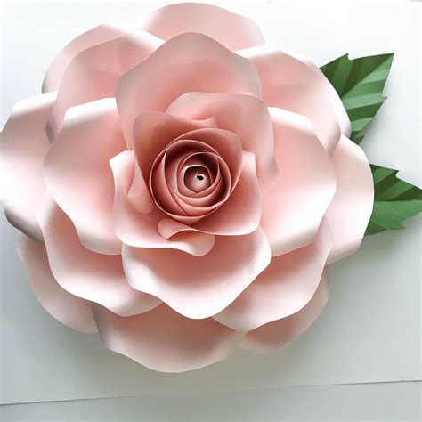 Paper Flowers Pdf Combo Of Large And Medium Rose Paper Flower