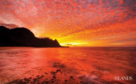 40 Sunset Hawaii Beach Wallpapers On Wallpapersafari