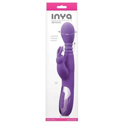 Inya Revolve Revolving Thrusting And Heating Rabbit Vibe Purple Sex