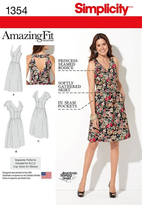 Discontinued Simplicity Sewing Pattern 1354 Bb Misses And Plus Size