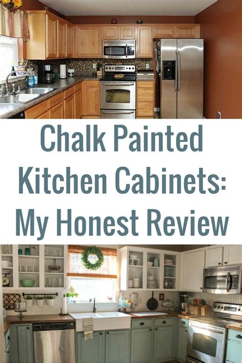 So many questions on painting kitchen cabinets! Decor Hacks : Chalk Painted Kitchen Cabinets Review ...