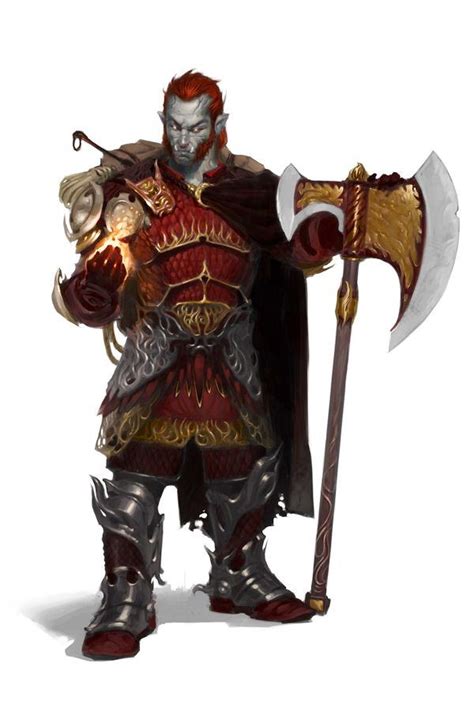 Dungeons And Dragons Orcs And Half Orcs Inspirational Character Art