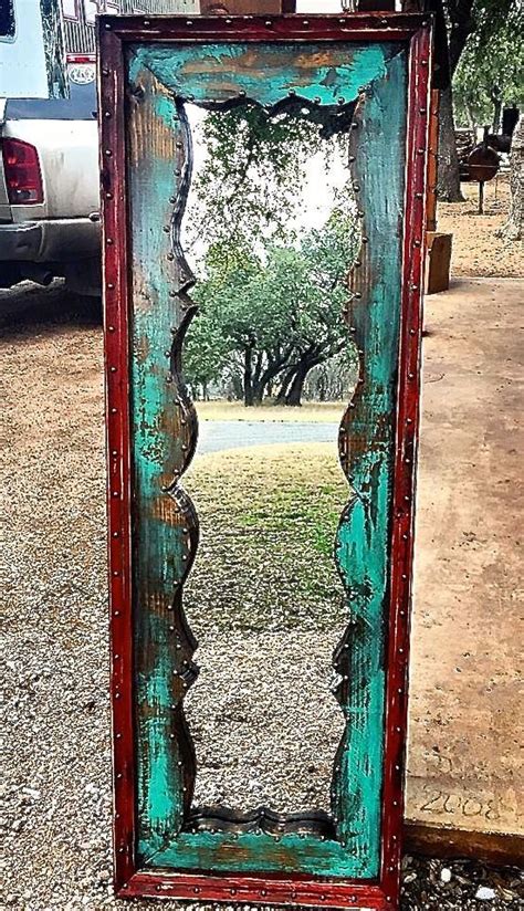 Give your bathroom a western flair. Fringe Dressing Mirror | Rustic furniture, Dressing mirror ...