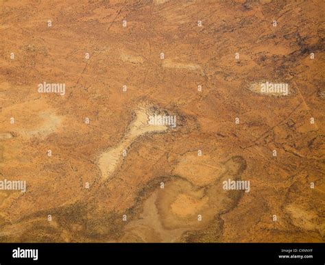 Vista Aérea De Las Texturas Y Los Patrones De Las Arenas Del Desierto