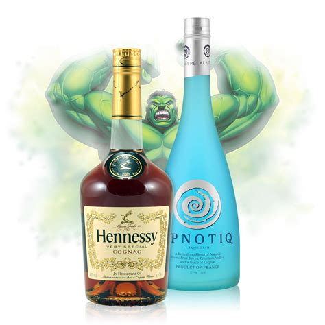 Incredible Hulk 1x Hennessy Vs 07l 40 Vol 1x Hpnotiq Liqueur 07l 17 Vol Unsere