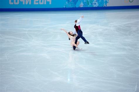 Evan Bates And Madison Chock At Sochi 2014 Xxii Olympic Winter Games
