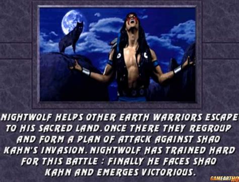 Mk Art Tribute Nightwolf From Mortal Kombat Trilogy Game Art Hq