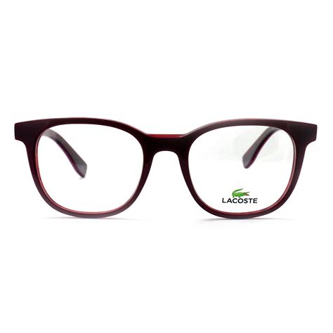 Lacoste Women S Eyeglasses L2809 615 Red Plastic 50 19 140 Ebay