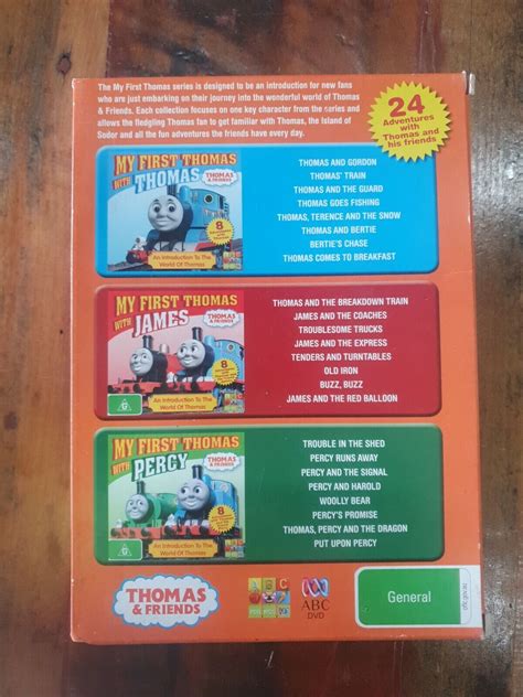 My First Thomas Thomas And Friends 3 Disc Dvd Set Ebay
