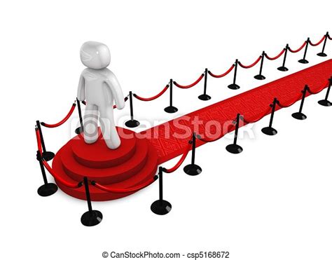 A Person Hall Of Fame Concept Image Isolated On White Clip Art