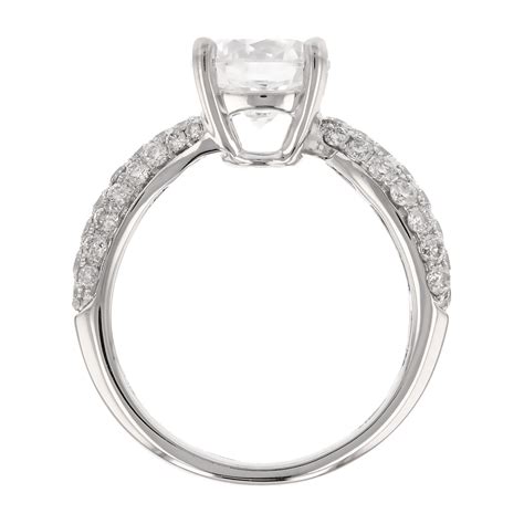 Bypass Diamond Engagement Ring Fox Fine Jewelry