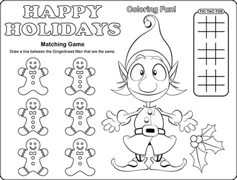 Send a gift card to any family member or friend by email. Printable placemats for kids | Placemats kids, Christmas placemats, Free christmas printables