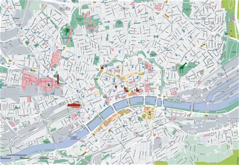 Frankfurt Tourist Map