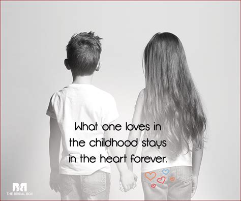 14 Childhood Love Quotes That Will Bring Back Memories