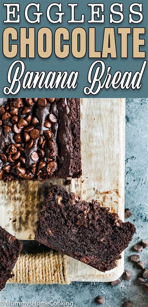 Oil makes them fluffy and moist. Eggless Chocolate Banana Bread | Recipe | Chocolate banana bread, Chocolate banana, Banana bread ...