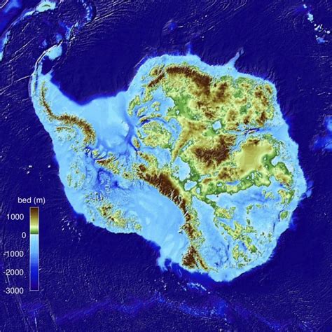 High Precision Map Shows What The Land Looks Like Under Antarcticas