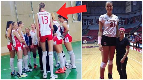 Tallest Teenagers In Volleyball History YouTube