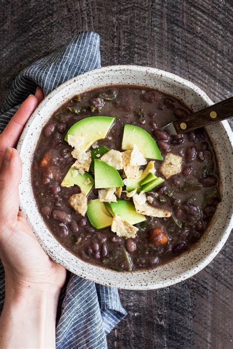 Let the soup cook for another 5 minutes and serve. Spicy Black Bean Kale Soup | The Full Helping | Recipe ...