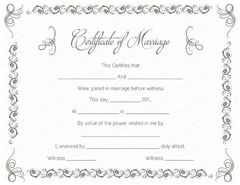 Marriage Certificate Gray Design Doc Formats Marriage Certificate Wedding Certificate