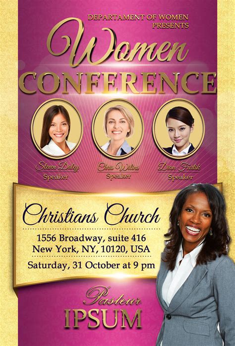 Church Women Conference Flyer By Artolus Thehungryjpeg