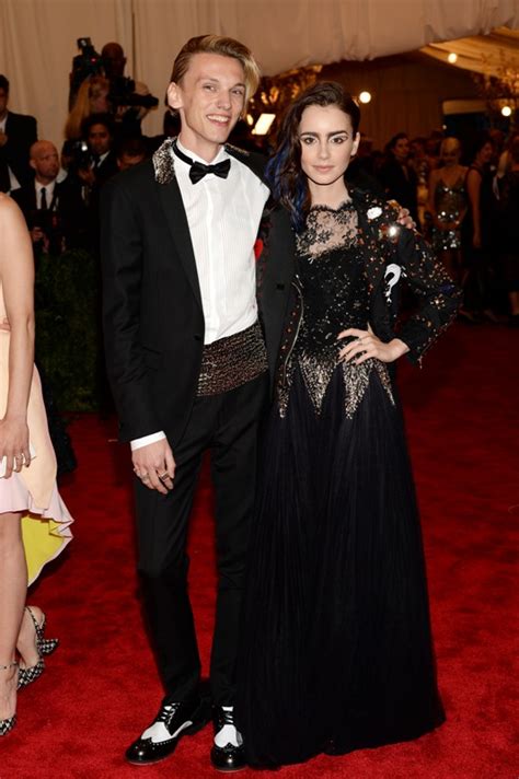 Lily Collins And Jamie Campbell Bower At The Met Gala Tmicanada