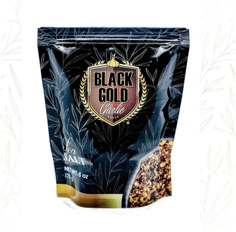 Texas Black Gold Garlic Oz Black Garlic Sea Salt Pack Chef Flaco S